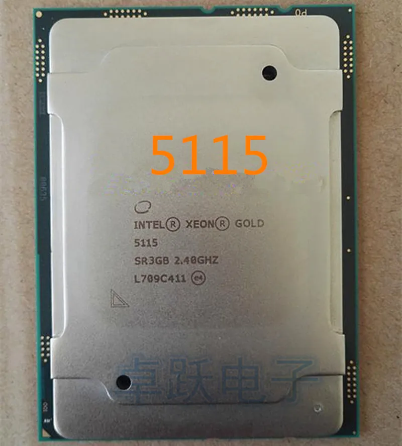 Процессор Intel Xeon золото процессоры 5115 2,40 GHz 13,75 MB Процессор SR3GB