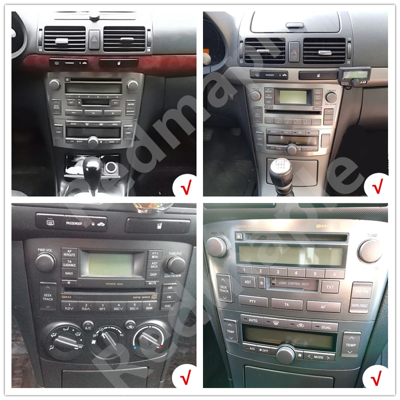 Sale 4G RAM Android 9.0 Car Radio GPS Multimedia Stereo DVD Player For Toyota Avensis T25 2003-2008 Auto Audio Navigation Headunit 1