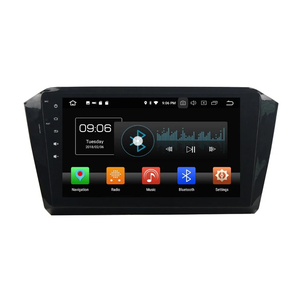 4 Гб+ 32 ГБ Восьмиядерный 10," Android 8,0 автомобильный Радио dvd-плеер для VW Volkswagen Magotan GPS Bluetooth Wi-Fi Зеркало-ссылка