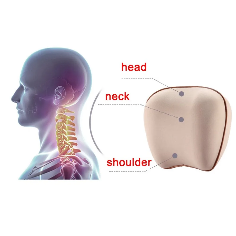 Аксессуары для салона автомобиля, подголовник для сиденья, подушка для головы с эффектом памяти, подушка для шеи, подголовник с эффектом памяти