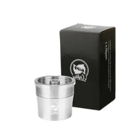 1 capsule Многоразового использования, металлические фильтры для кофемашины illy кафе капсула чашка из нержавеющей стали многоразовые кофейные корзины - Цвет: 1 capsule