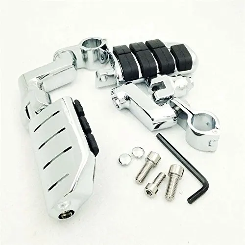 Хромированные 1 1/4 &quot1 25&quot Kuryakyn Dually Style шоссейные зажимы большие колышки для TRIUMPH