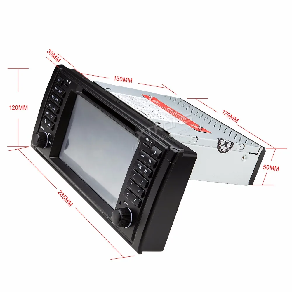 XTRONS 7 ''Радио 1 Автомобильный dvd-плейер din gps для BMW E39 M5 1999 2010 2001 2002 2003 E39 1995 1996 1997 1998-2003/7 серии 1994