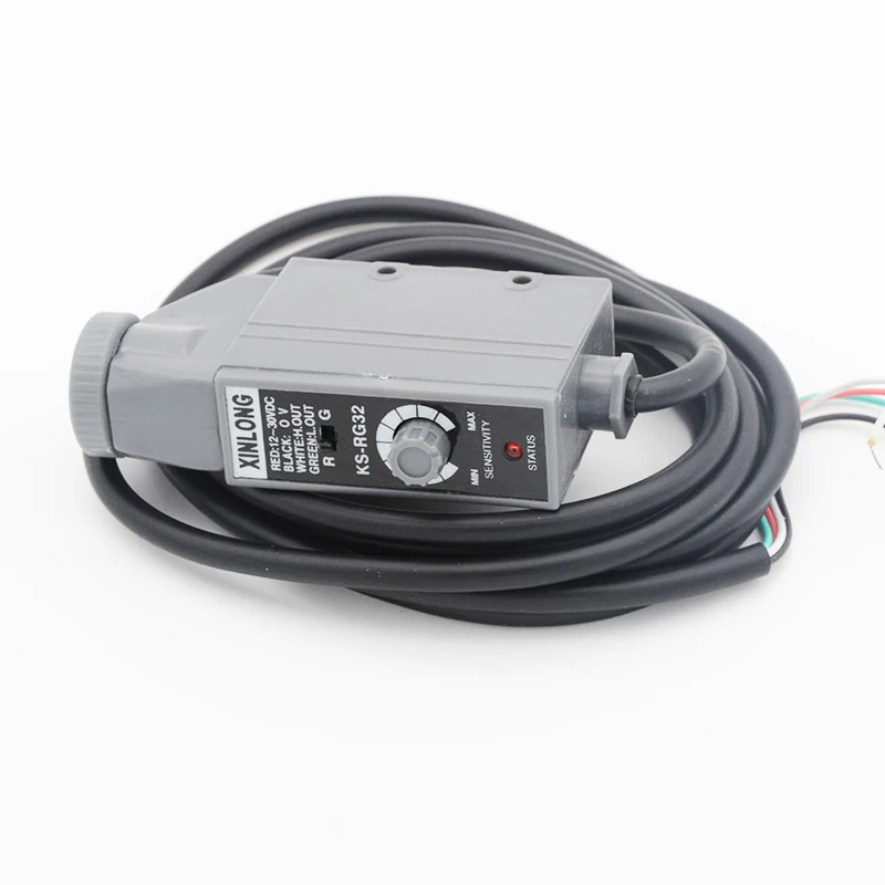 

Red Green light Color Photoelectric detector proximity sensor switch 10mm range NPN for photo-sensor control system automation