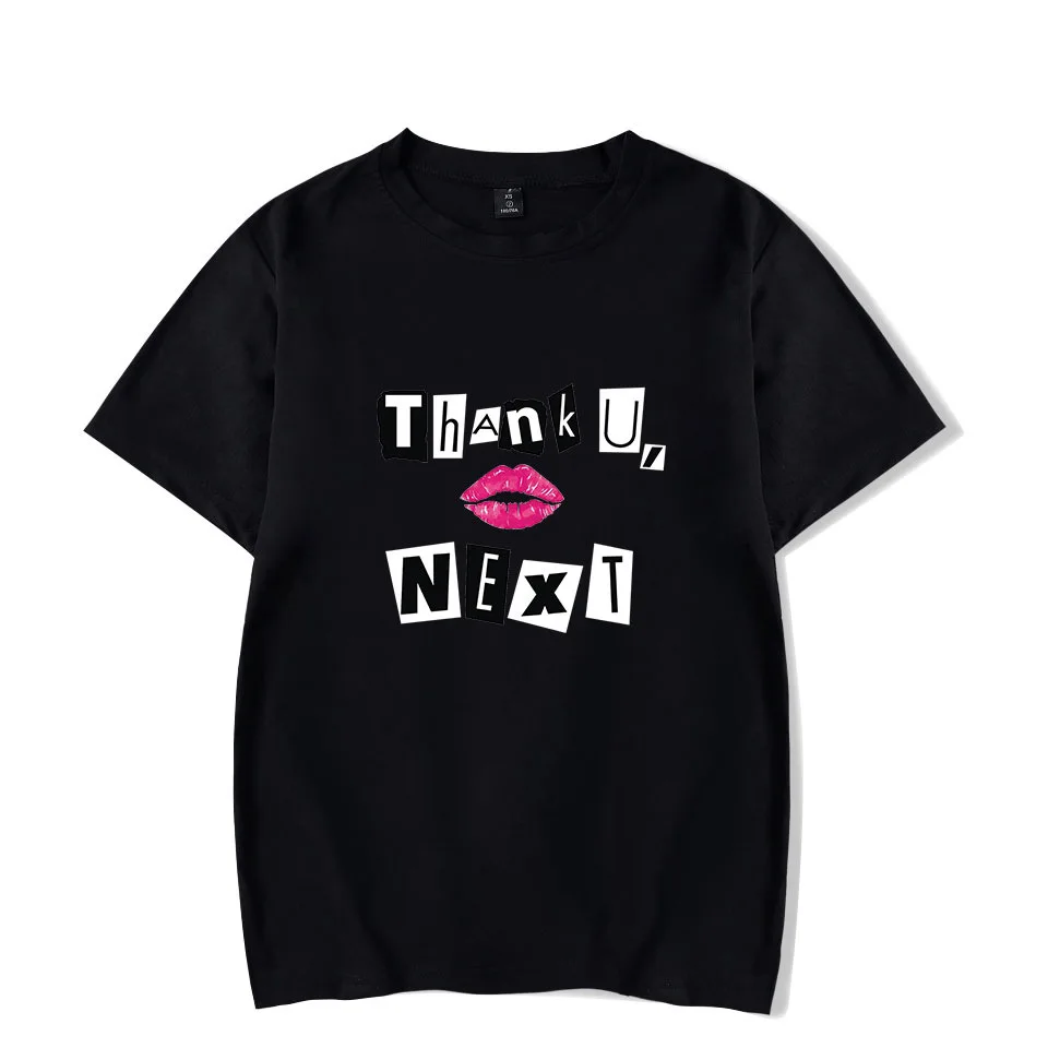 

Ariana Grande Thank U Next Couple T Shirt Summer Fashion O-Neck Short Sleeves Cotton T-Shirts Harajuku Hip Hop Tee Shirt Femme