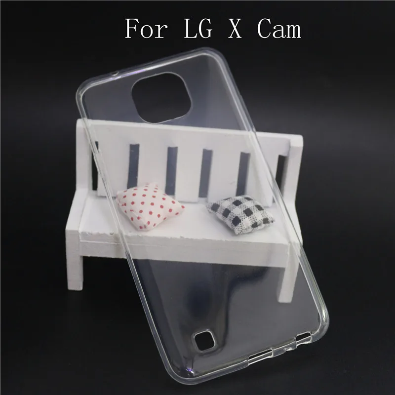 

Cover For LG X CAM / LG K580 Case Soft Transparent Silicone TPU Funda Coque Case For LG X CAM Phone Protective Back Cover Cases