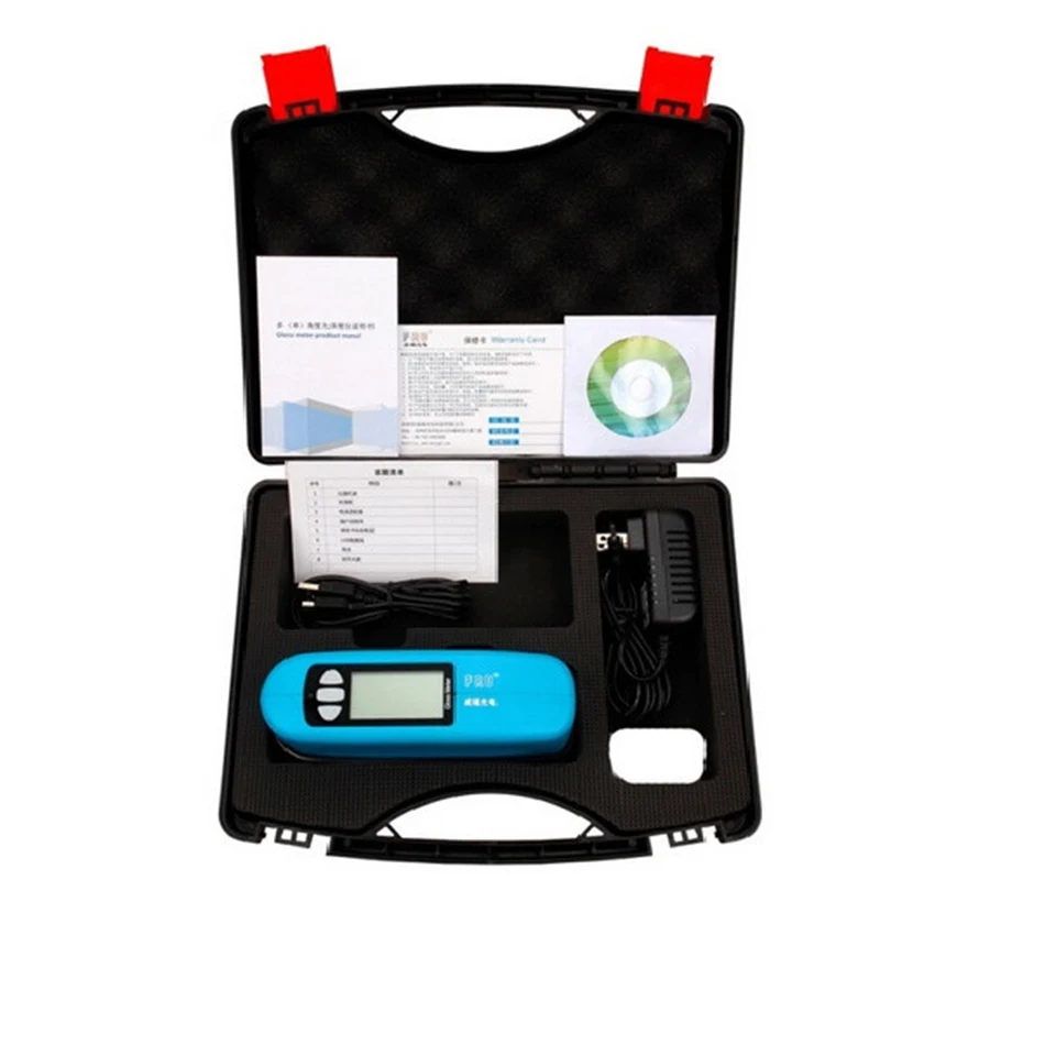  WG60A Precision Gloss Meter Painting Marble Metal Surface Measuring Photometer Three Angle Instrume