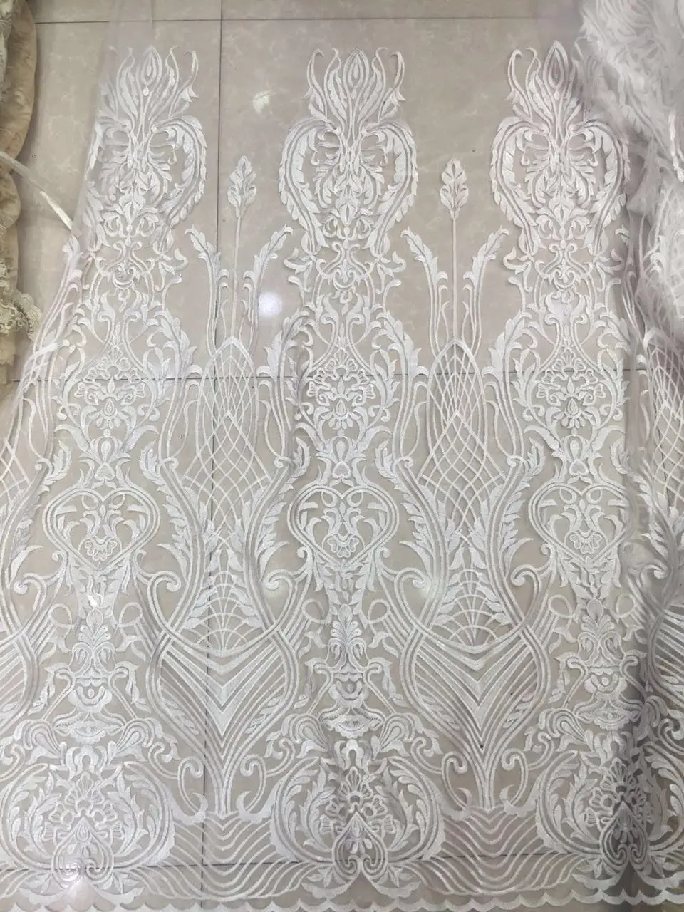 

High quality african lace fabric Embroidered Tulle Fabric LJY-5507 African French Net Lace Fabric nigerian wedding african lace