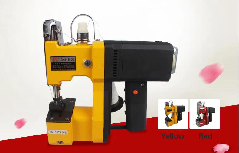 GK9 890 Portable Electric Sewing Machine gun style packet charter woven