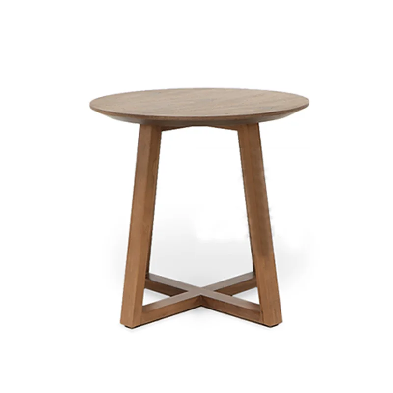 19 inch Round Wooden Coffee Table