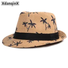XdanqinX женская соломенная шляпа летний западный стиль Ретро мода Fedoras фиксированные регулируемые Панама Snapback пляжные шляпы папа джаз шляпа