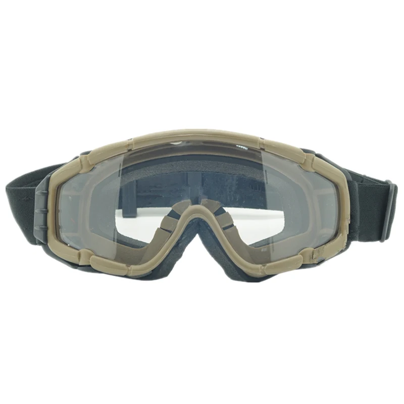 Тактические Защитные очки SI-Ballistic goggle обновленная версия вентилятора черная DE розовая - Цвет: Оранжевый