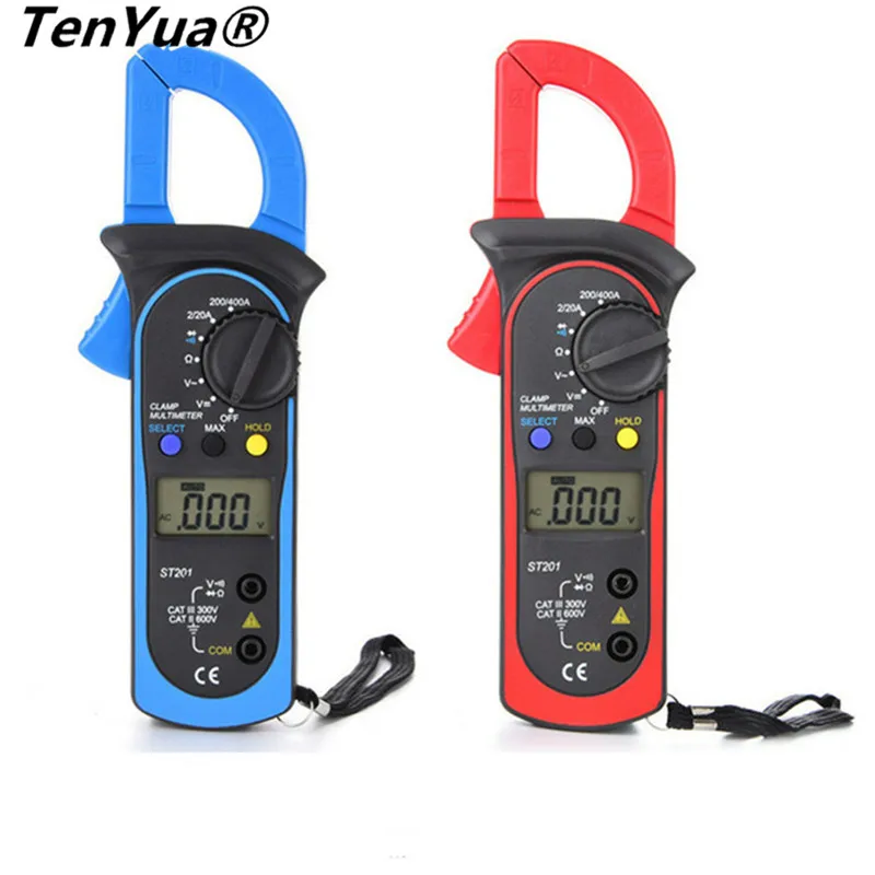 

TenYua Digital Multimeter With Measurement Amper Clamp Meter Current Clamp Pincers AC/DC Current Voltage Tester Test Probe