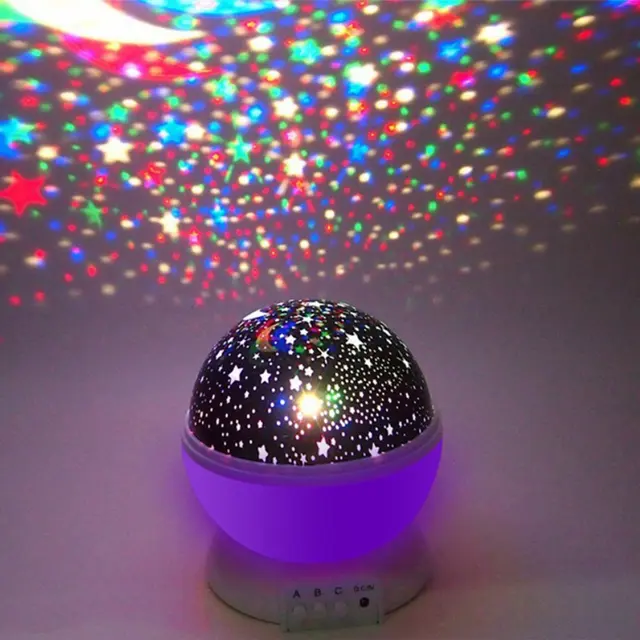 Stars Starry Sky LED Night Light Projector Moon Lamp ...
