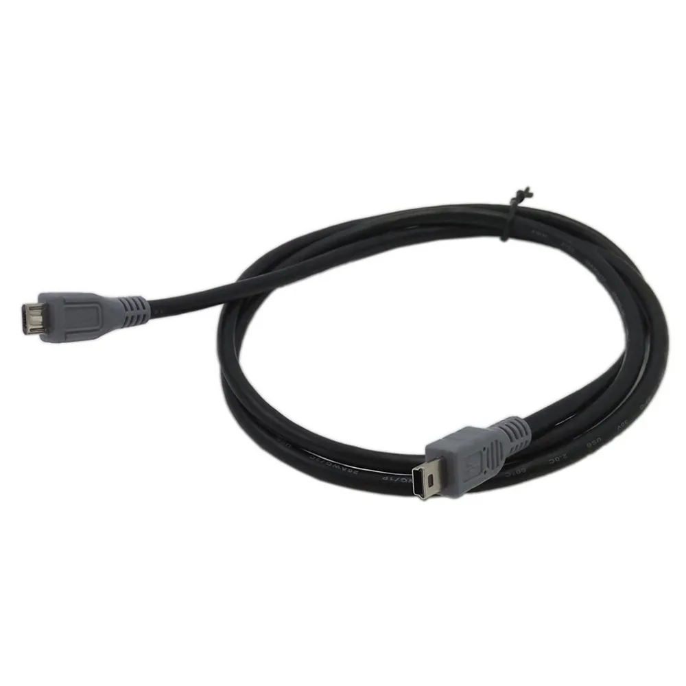 1 м для микро-флеш-накопителя USB мини USB Кабель-адаптер On-The-Go кабель со штыревыми соединителями на обоих концах для подключения Тип 5-контактный разъем конвертер адаптер для передачи данных кабель-удлинитель