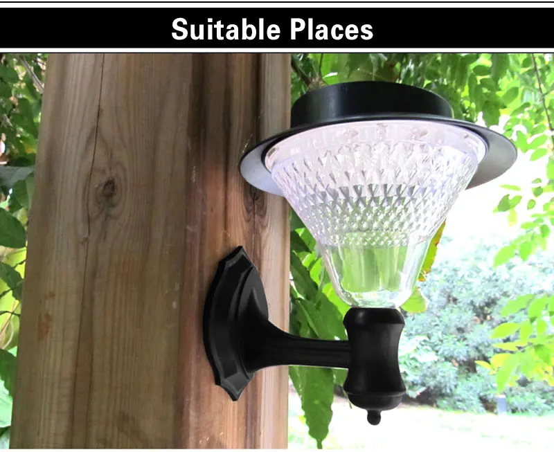 Lâmpada de Parede Sensor de Luz Solar do Jardim do Diodo Emissor de Energia Luzes de Rua ao ar Livre à Prova Luz da Energia Leds Água Bateria Luminaria Aisle Solar 32 d' 11 32 Leds Lâmpada De Parede Sensor de