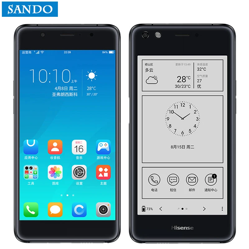 Global Hisense 4G LTE mobile phone S9 A2 Pro Cell 64G ROM Double Screen celular Smartphone 4G LTE Dual Screen cellular Phone