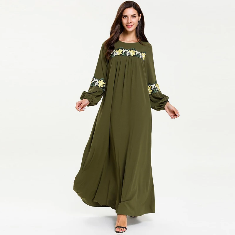 Vestidos Arabes Elegantes кафтан абайя Дубай исламский кафтан платье женщины Рамадан Elbise Eid платья Sukienki Robe Femme Musulmane