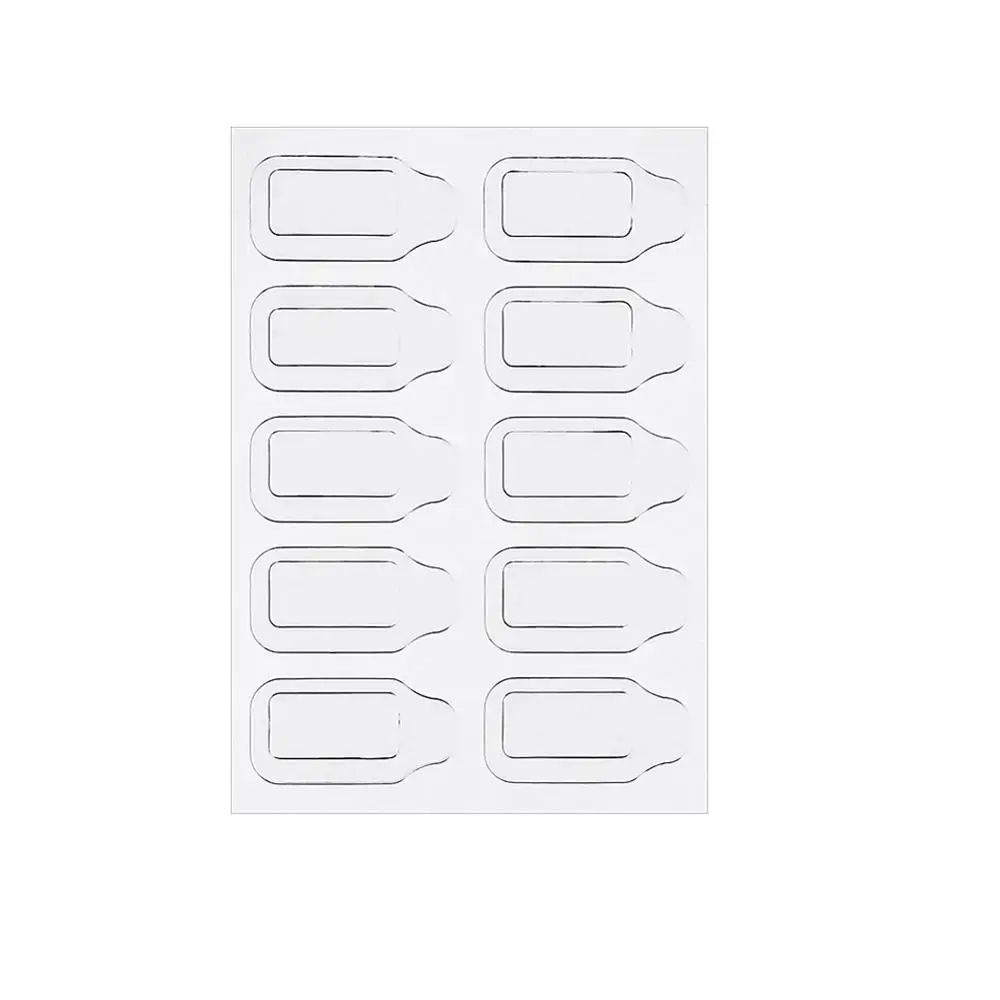 

Nail Art Jelly Stickers Waterproof Transparent Double-Side Nail Glue Sticker For Toe Nail Fingernail