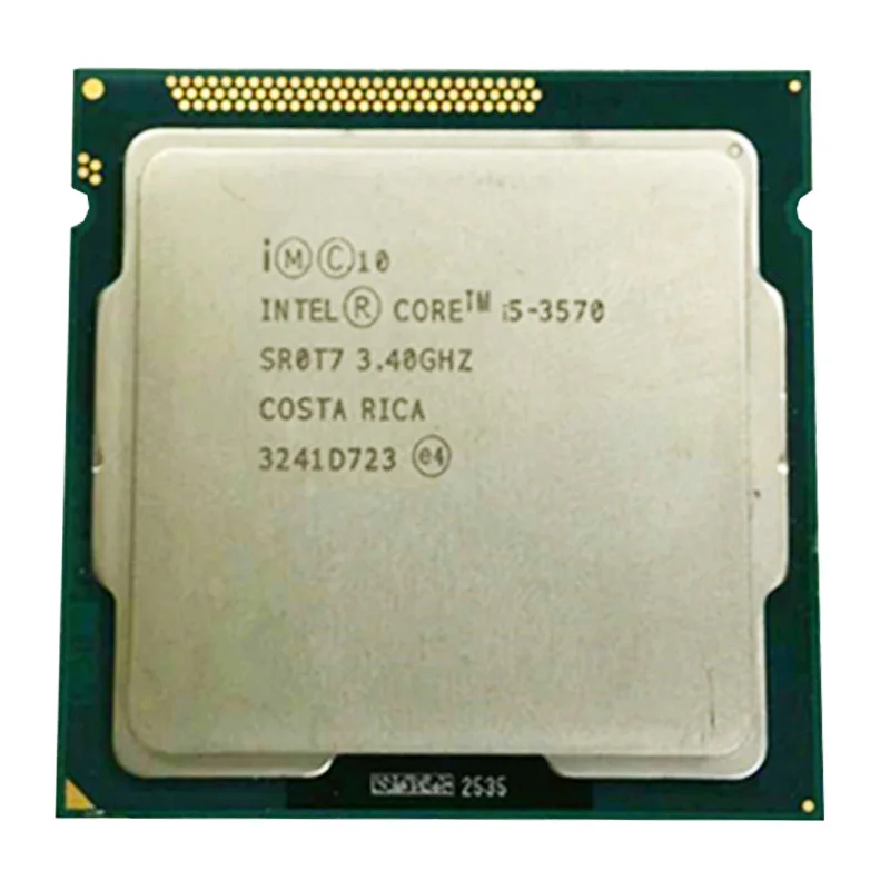 Процессор intel core i5 3570 четырехъядерный процессор LGA 1155 3 4 ГГц используется H61 H67 Z77 Z68