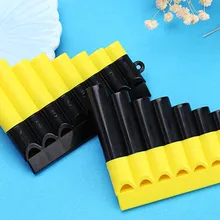 2 шт./лот студент панфлейта Пластик 8 трубы мини свирель Музыкальные инструменты детская игрушка