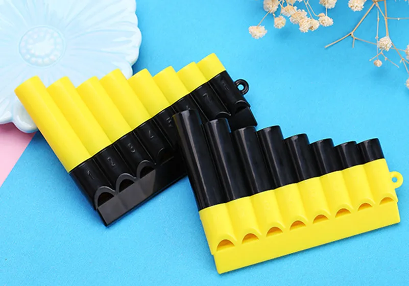

2PCS / Lot Student Panflute Plastic 8 Pipes Mini Panpipes Music instruments Children Kid Toy
