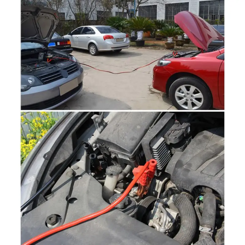 Carga pesada 500AMP 2 M batería de coche Cable de puente de Cables para coche camioneta