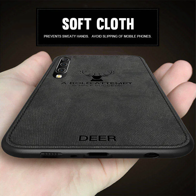 

Fabric Cloth Deer Back Case For Xiaomi Mi 9 9 se Redmi 5 Plus 6 7 Note 7 Note 6a Mi A2 Lite Silicone Back Cover Soft Flip Case