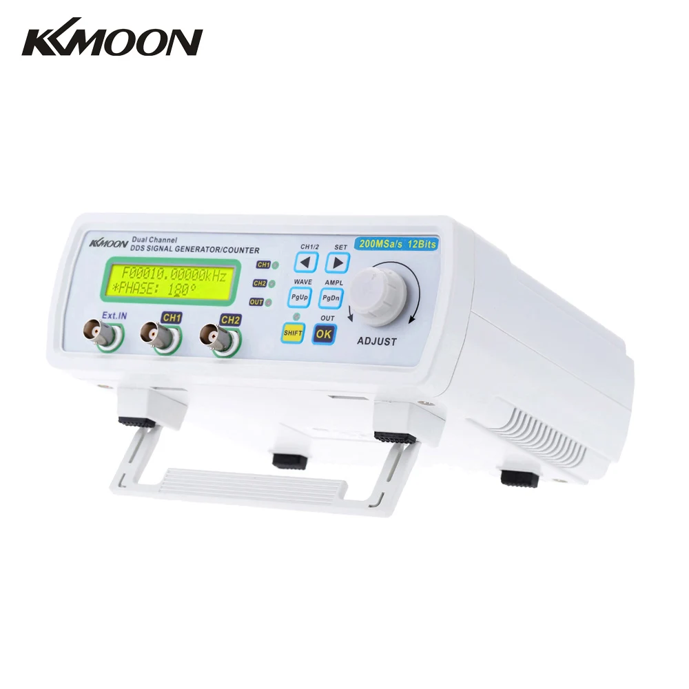 

KKmoon Digital DDS Dual-channel Signal Source Generator Arbitrary Waveform Frequency Meter 200MSa/s 25MHz