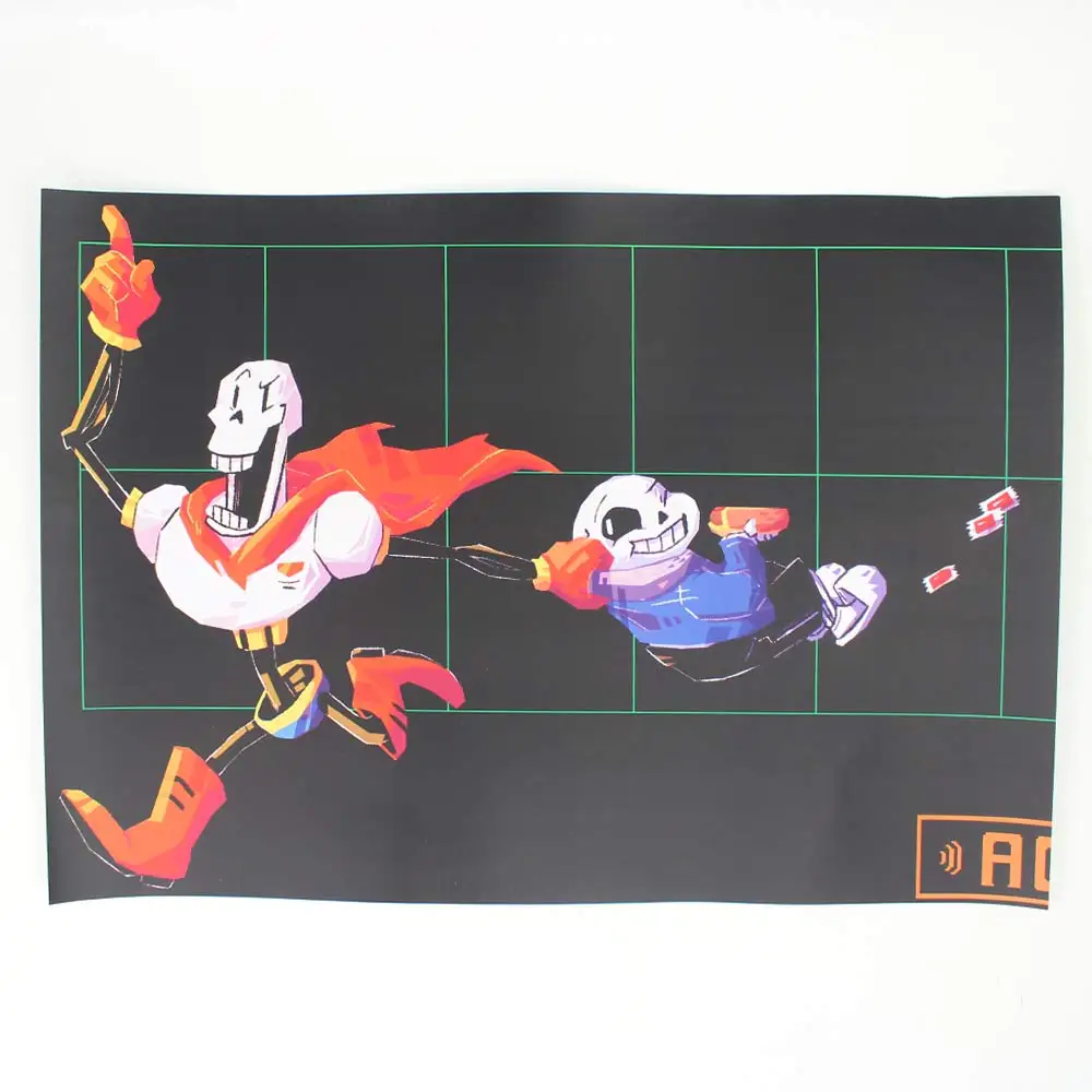 Giancomic 7 шт. подсказочные плакаты чистая АНТИЧНОСТЬ Горячая игра Sans Papyrus манга DIY