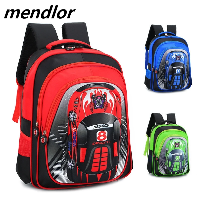 baratas 3D Sacos de Escola Para Os Meninos À Prova D Água Mochila saco de Livro Infantil Crianças Saco de Ombro Mochila Mochila Mochila Escolar mochila