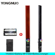 YONGNUO YN360 III YN360III Handheld Stick LED Video Light Touch Adjusting Bi colo 3200k to 5500k