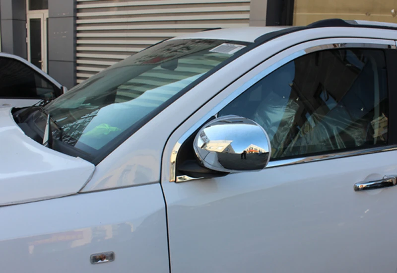 Хромированный ABS пластик 2 шт. крышка зеркала боковой двери протектор Накладка для Jeep Compass 2011 2012 2013