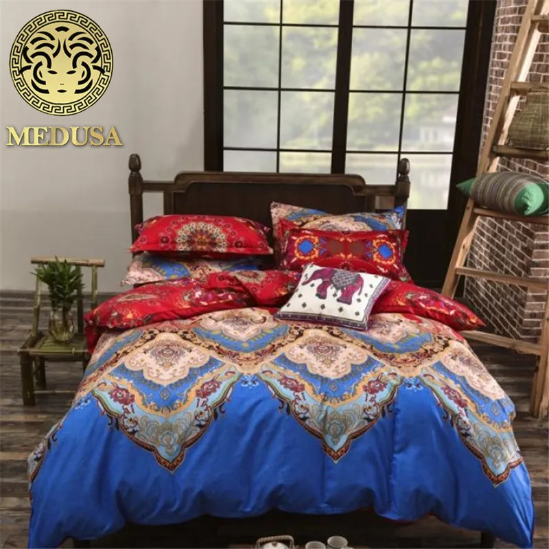 Medusa indian bohemian phenix doona/duvet cover set king queen double twin single size Medusa indian bohemian phenix doona/duvet cover set king queen double twin single size 5