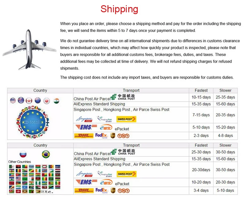 shipping
