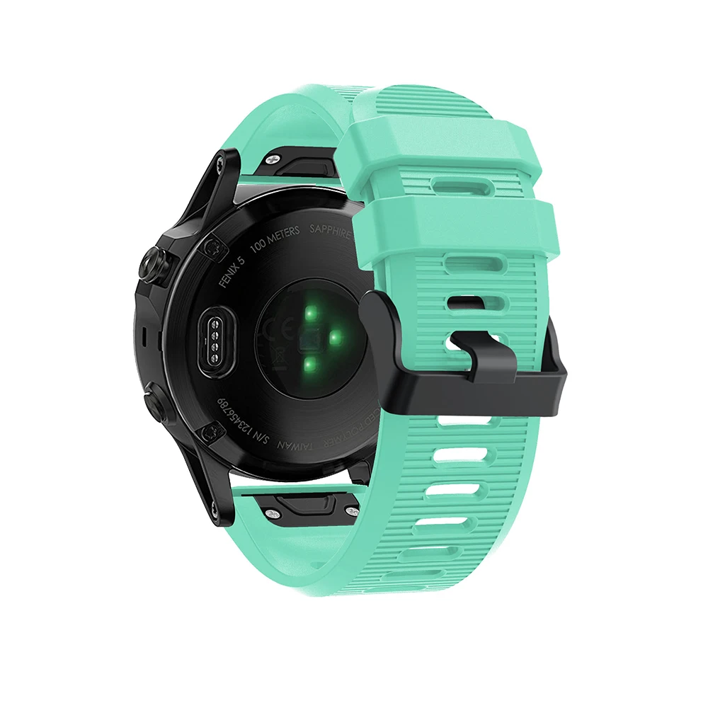 Ремешок силиконовый для наручных часов Garmin Fenix 5X 5 5S Plus 3 HR Forerunner