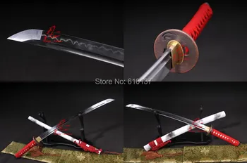

76CM Battle ready T-10 steel clay tempered jp wakizashi katana sword sharpened blade