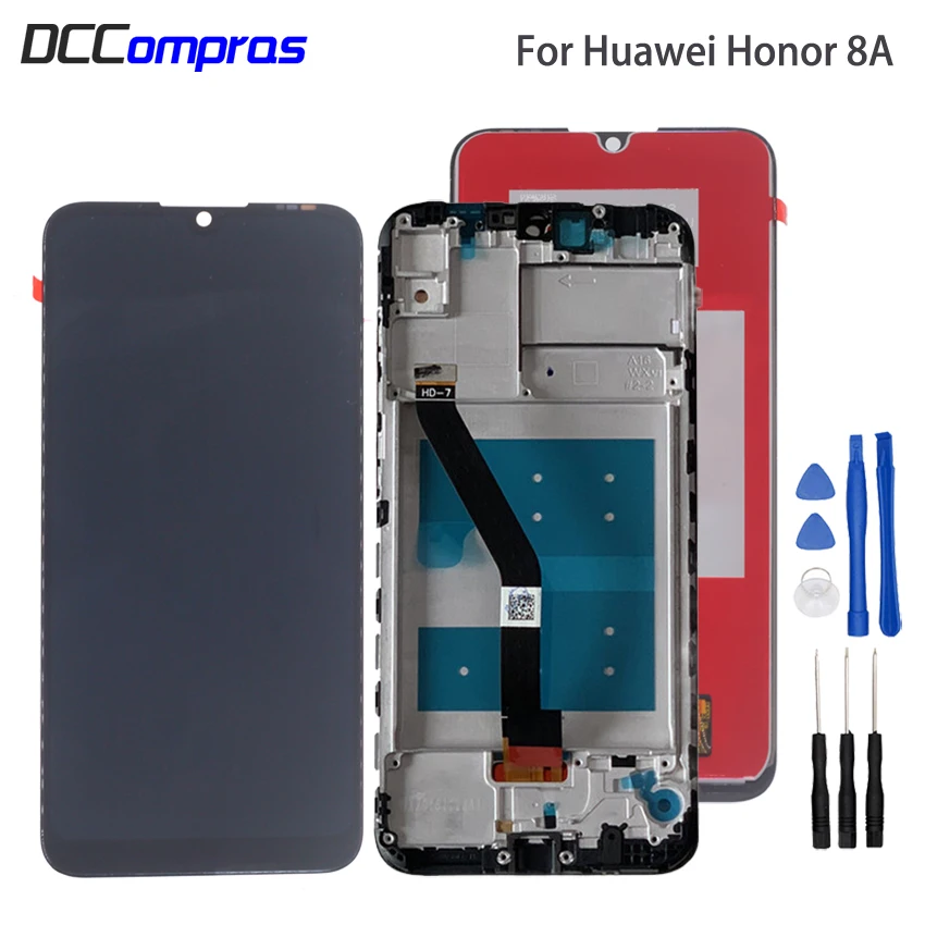

Original For For Huawei Honor 8A JAT-L29 LCD Display Touch Screen Digitizer Phone Parts With Frame For Honor 8A LCD Display