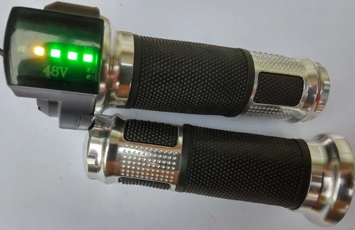 battery level  indicator  throttle silver