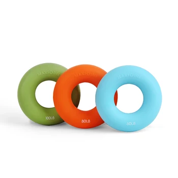 

Silica Portable Hand Grip Gripping Ring Carpal Expander Finger Trainer Grip Strength RehabilitationPow Stress Strength Exerciser
