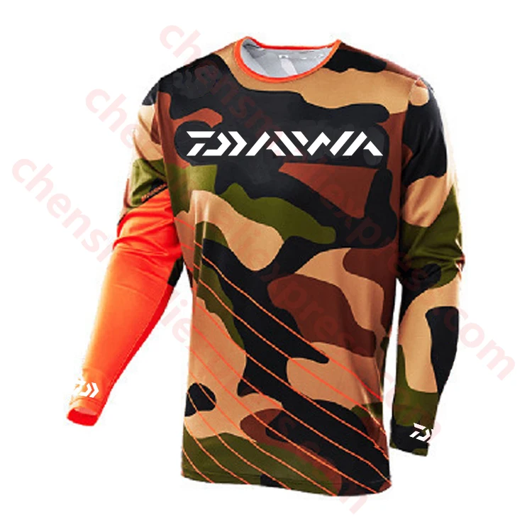 2019 DAIWA летняя обувь для мужчин с длинным рукавом Рыбалка одежда ультратонкие
