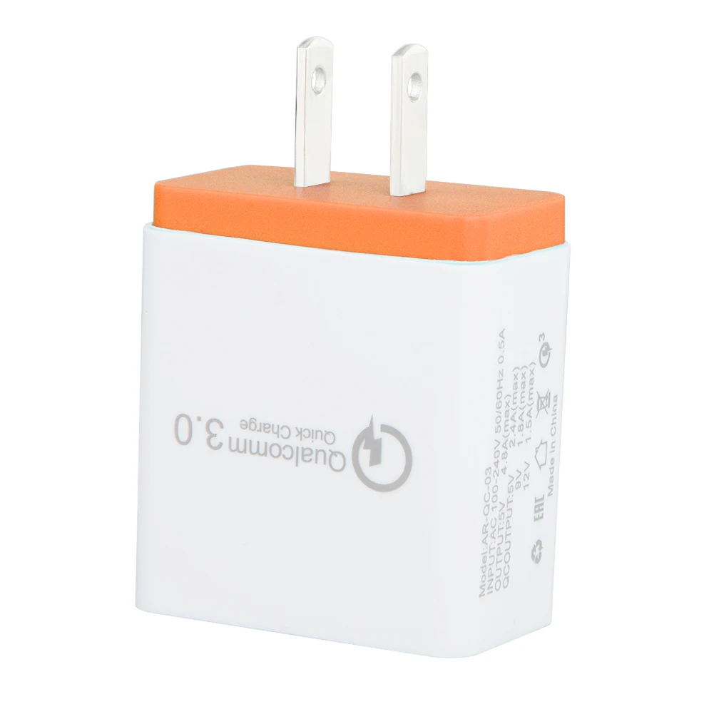 США штекер 3 порта 18 Вт портативное дорожное USB настенное зарядное устройство Быстрая зарядка QC 3,0 2,0 быстрое зарядное устройство настенный адаптер совместимый для iPhone