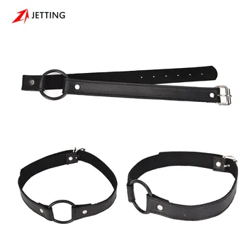 

Bondage Mouth Gag Fetish Metal Double O Ring Open Mouth Gag For Women Flirt Resistance Bands For Couples
