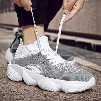 

BIGFIRSE Light Breathable Sneakers Comfortable Non-slip Air Mesh Men Vulcanized Shoes Zapatos Hombre Fashion Men's Casual Shoes