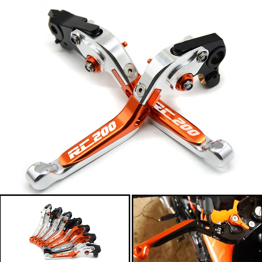 

For KTM RC 200 RC200 2014 2015 2016 2017 CNC Motorcycle Accessories Folding Extendable Brake Clutch Levers