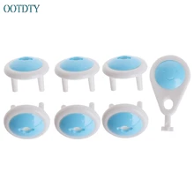 6 шт. Мощность розетку 2 Подключите Детские ребенка младенческой Дети Plug Охватывает безопасности#330