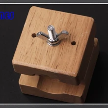 Лидер продаж! 1 шт. большой/маленький деревянный корпус для часов и держатель для движения зажим ремонт винтажные часы дерево