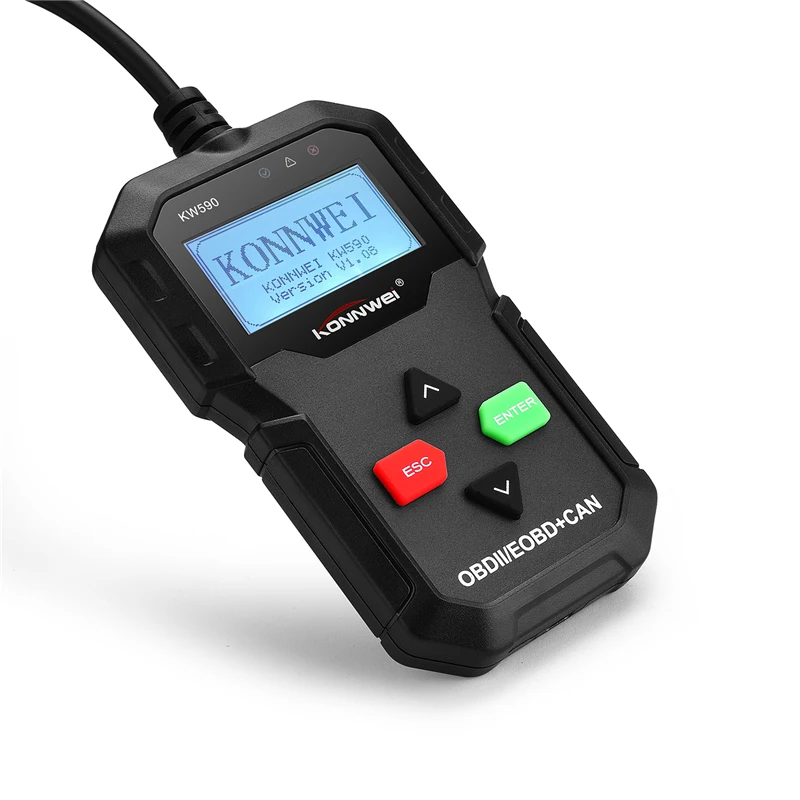

OBD2 Code Reader KONNWEI KW590 OBD2 Scanner Multi-languages KW590 OBDII Auto scanner with Russian Language Better Than AD310 ELM