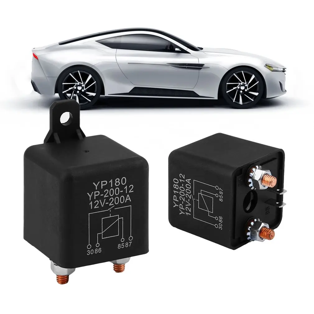 Universal 12V 200A Auto Car Relay High Curent Truck Motor Replay Device