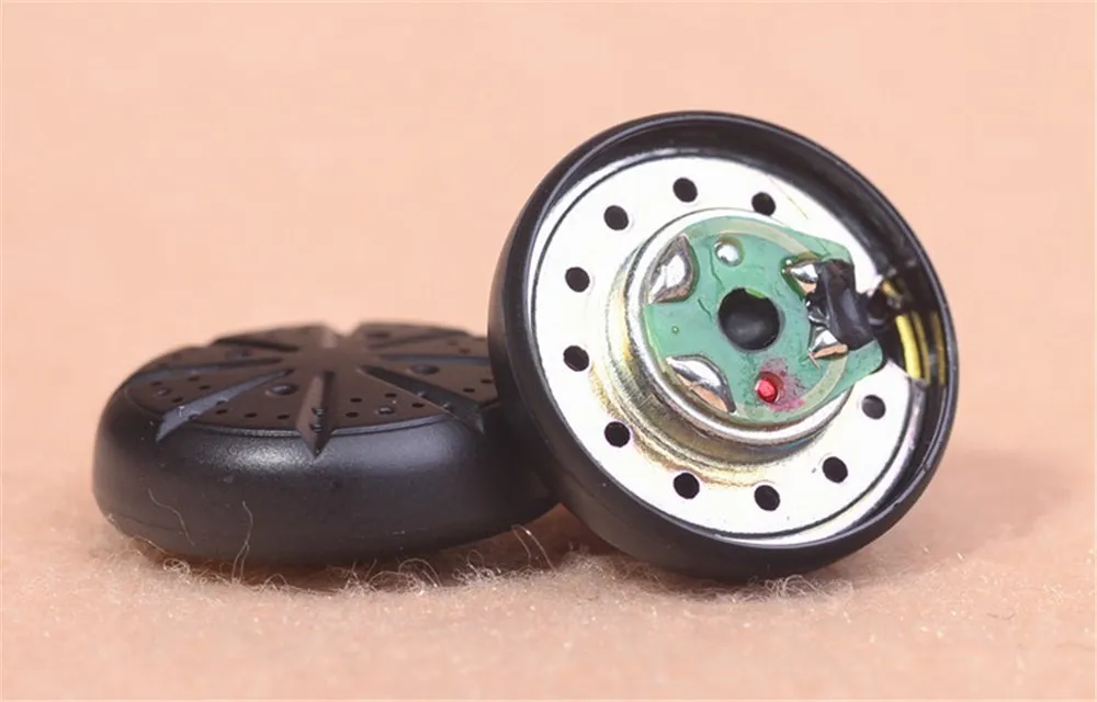 Black DIY EMX500 наушники Динамик 15,4 мм динамик HiFi Бас Звук качественный динамик MX500 Наушники Аксессуары - Цвет: Black